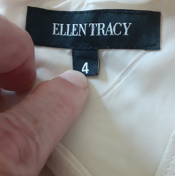 ELLEN TRACY Linen Blend Sleeveless Dress Size 4 - Picture 4 of 11